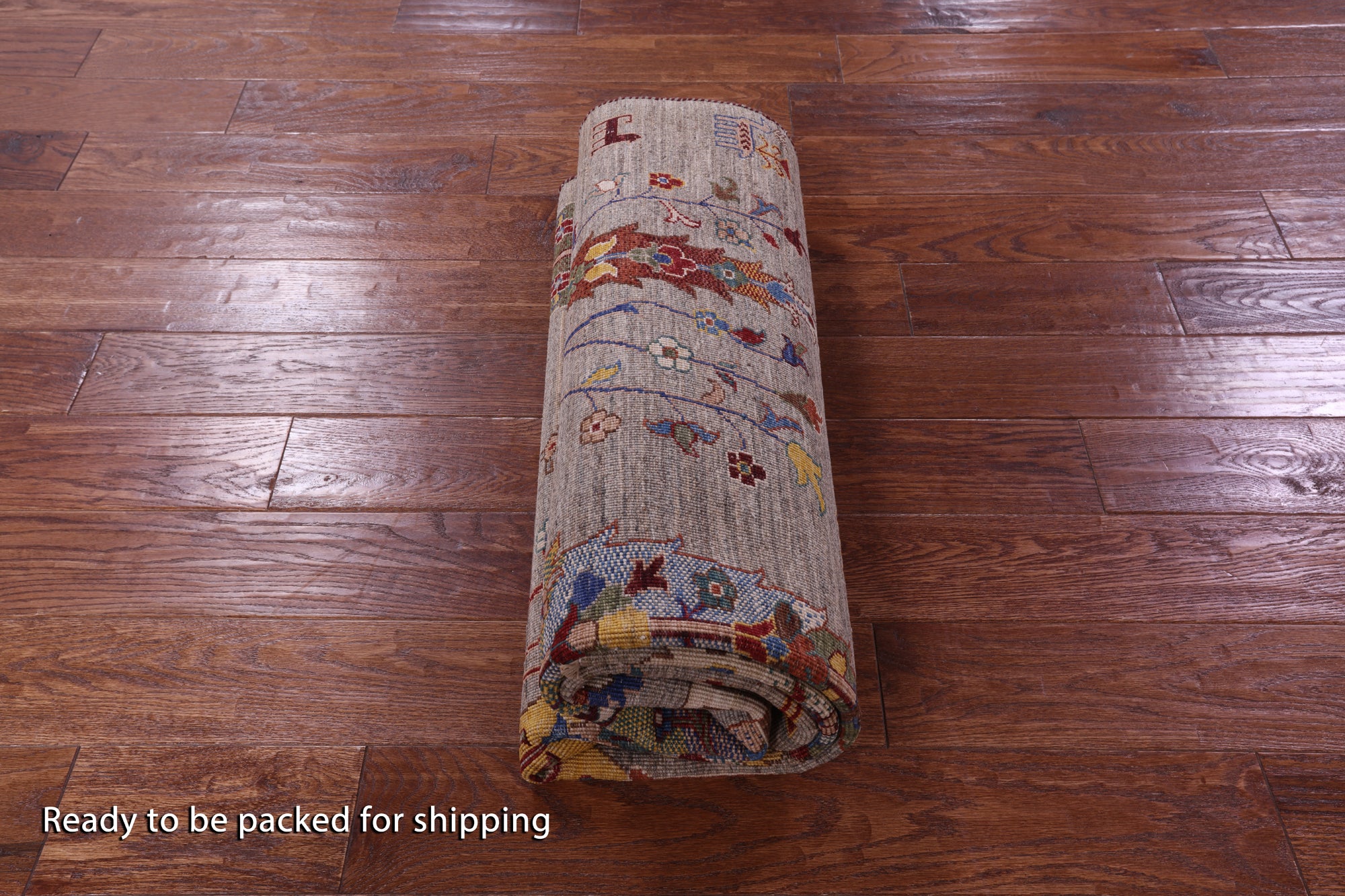 Tribal Persian Gabbeh Hand Knotted Wool Rug - 5' 0" X 6' 5" - Golden Nile