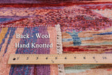 Tribal Persian Gabbeh Hand Knotted Wool Rug - 4' 0" X 5' 11" - Golden Nile