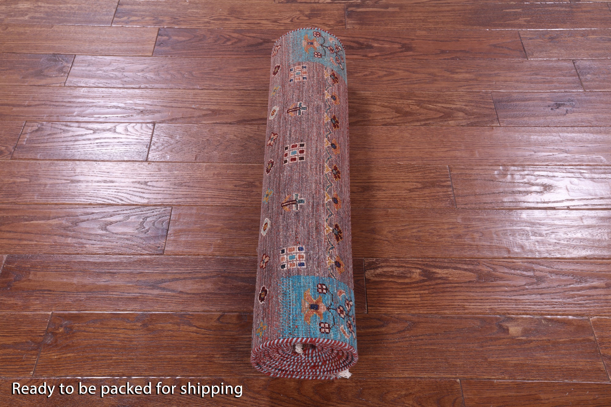 Tribal Persian Gabbeh Hand Knotted Wool Runner Rug - 2' 8" X 9' 8" - Golden Nile