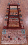 Khorjin Persian Gabbeh Hand Knotted Wool Runner Rug - 2' 8" X 9' 7" - Golden Nile