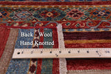 Khorjin Persian Gabbeh Hand Knotted Wool Rug - 3' 11" X 6' 4" - Golden Nile