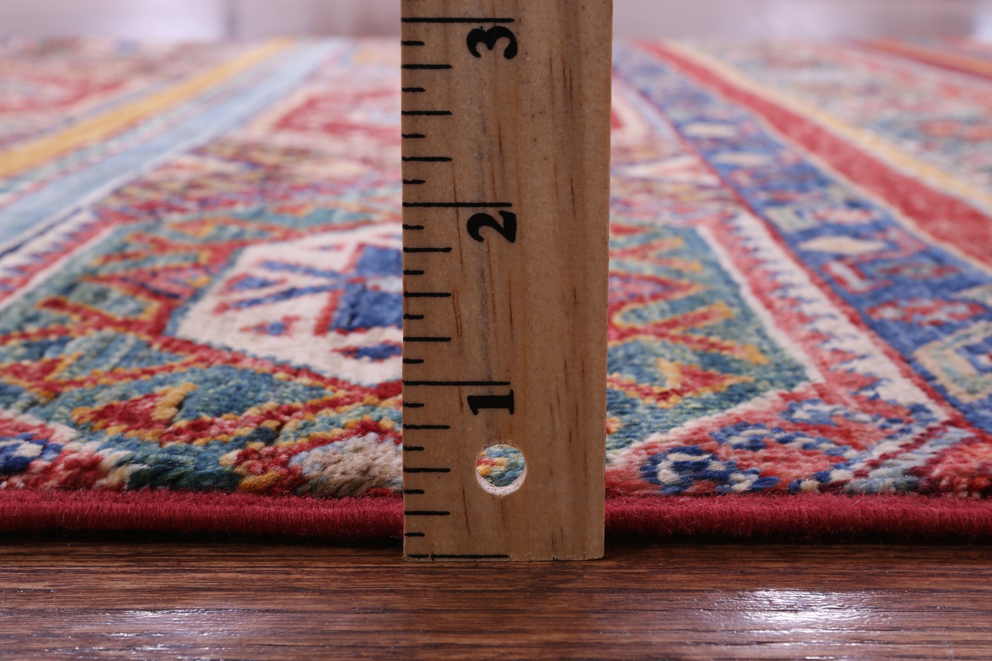 Khorjin Persian Gabbeh Hand Knotted Wool Rug - 3' 11" X 6' 4" - Golden Nile