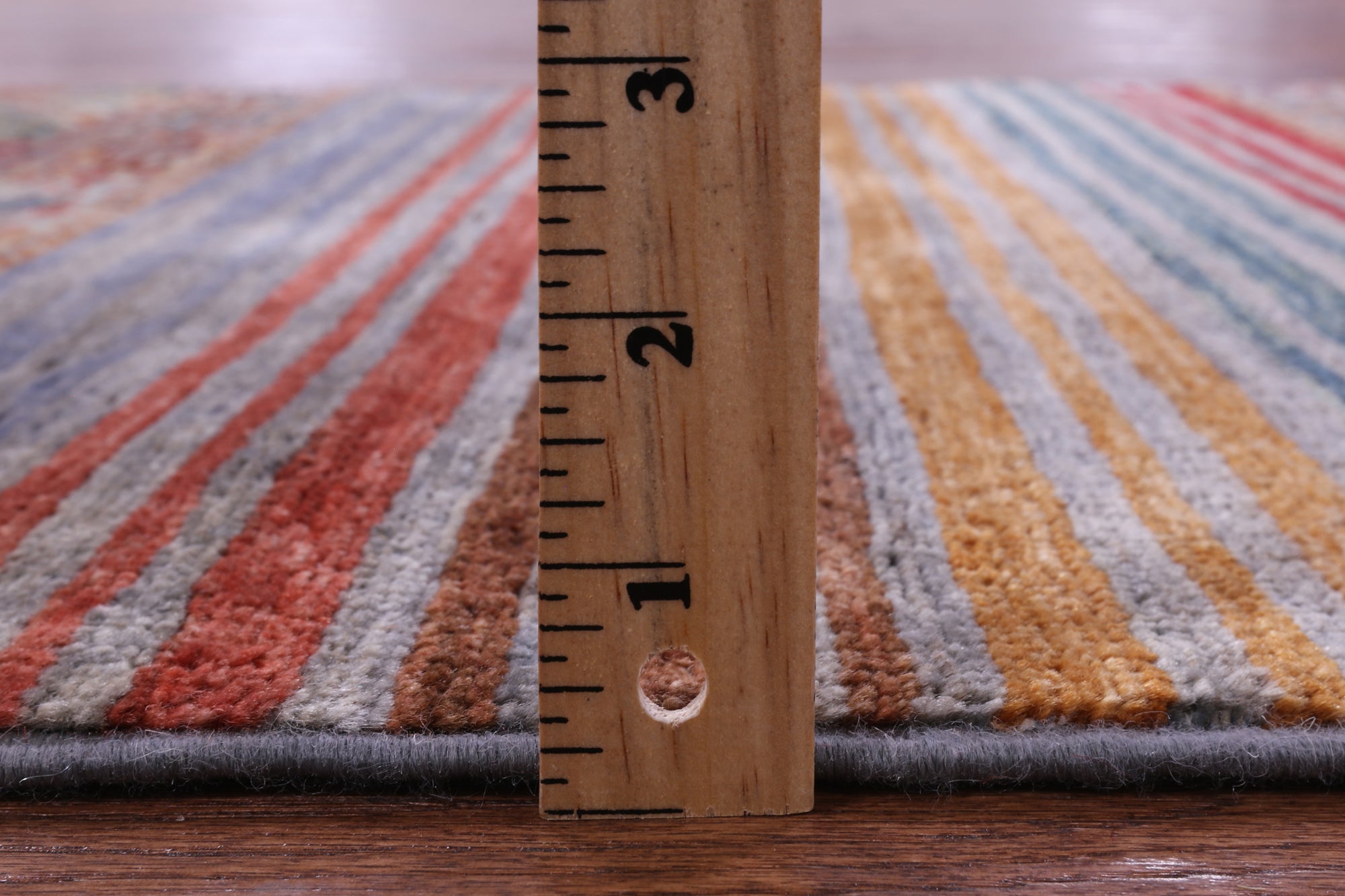 Khorjin Persian Gabbeh Handmade Wool Rug - 2' 7" X 4' 2" - Golden Nile