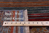 Khorjin Persian Gabbeh Hand Knotted Wool Rug - 2' 7" X 4' 2" - Golden Nile