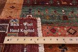Tribal Persian Gabbeh Hand Knotted Wool Rug - 5' 8" X 8' 1" - Golden Nile
