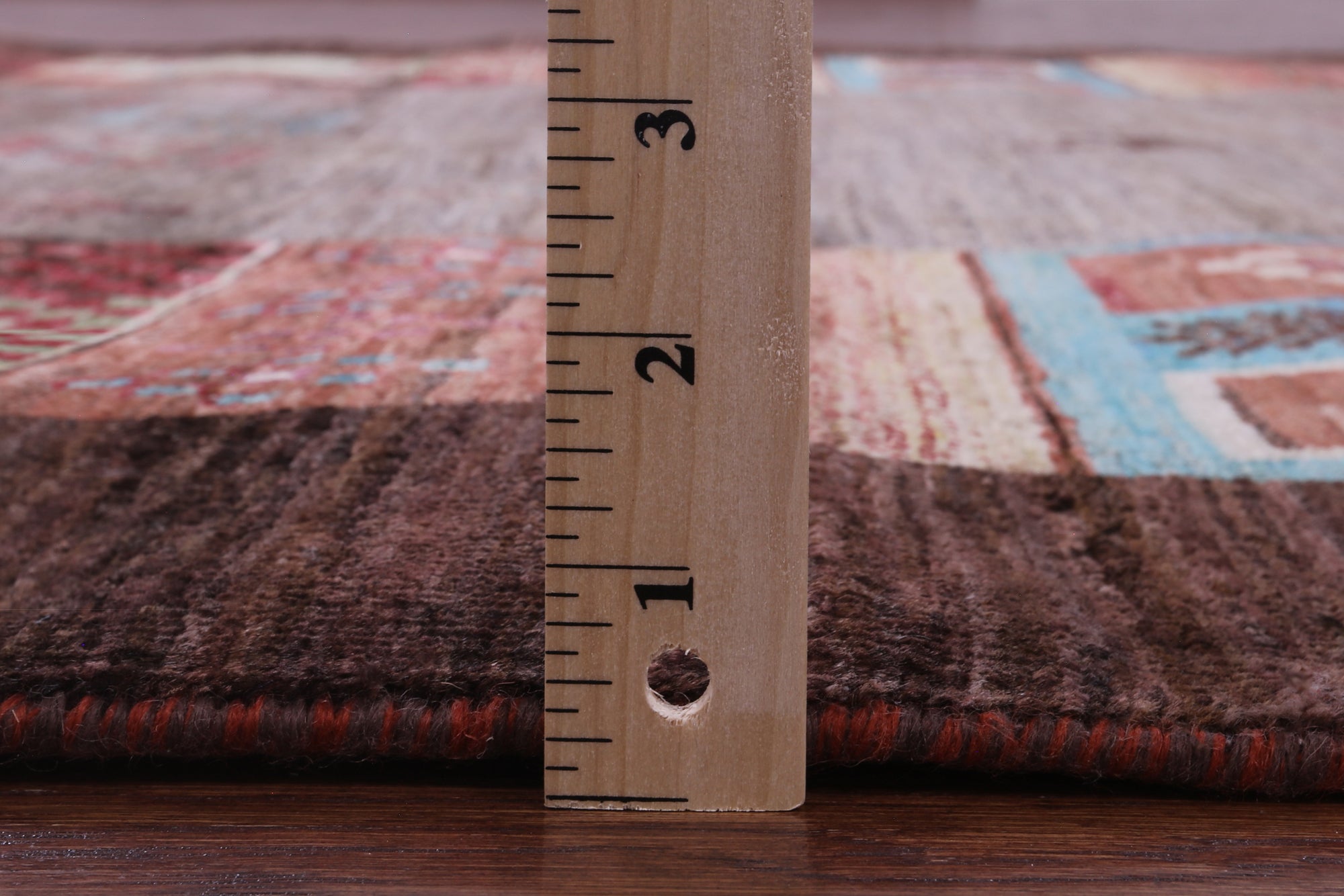 Tribal Persian Gabbeh Hand Knotted Wool Rug - 5' 6" X 8' 1" - Golden Nile