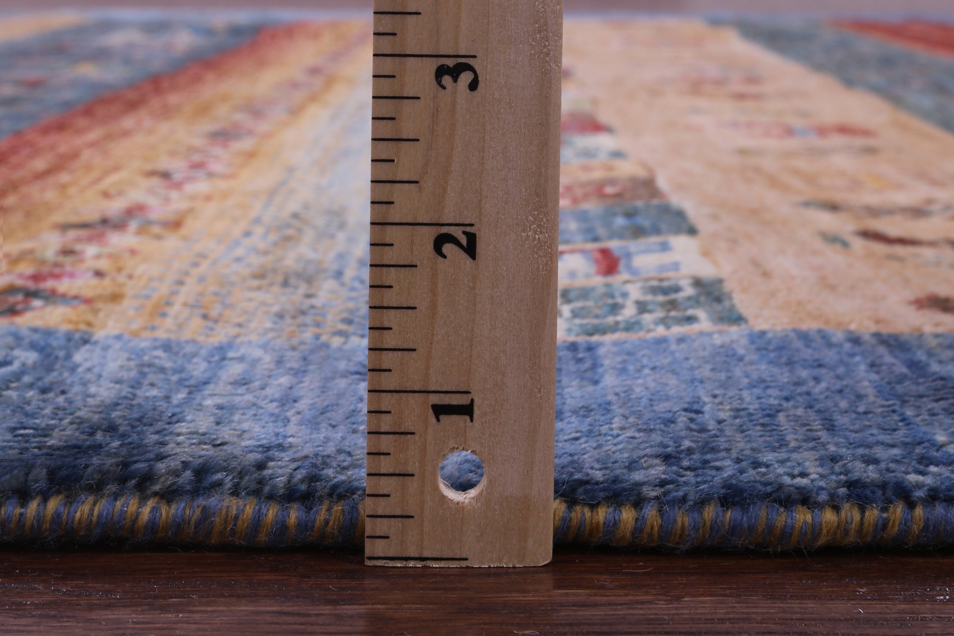 Tribal Persian Gabbeh Hand Knotted Wool Rug - 5' 9" X 7' 10" - Golden Nile
