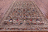 Peshawar Handmade Wool Rug - 8' 0" X 11' 4" - Golden Nile