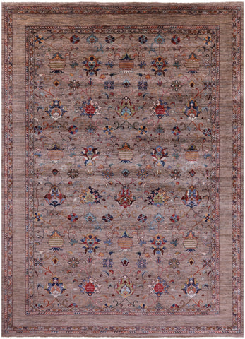 Peshawar Handmade Wool Rug - 8' 0