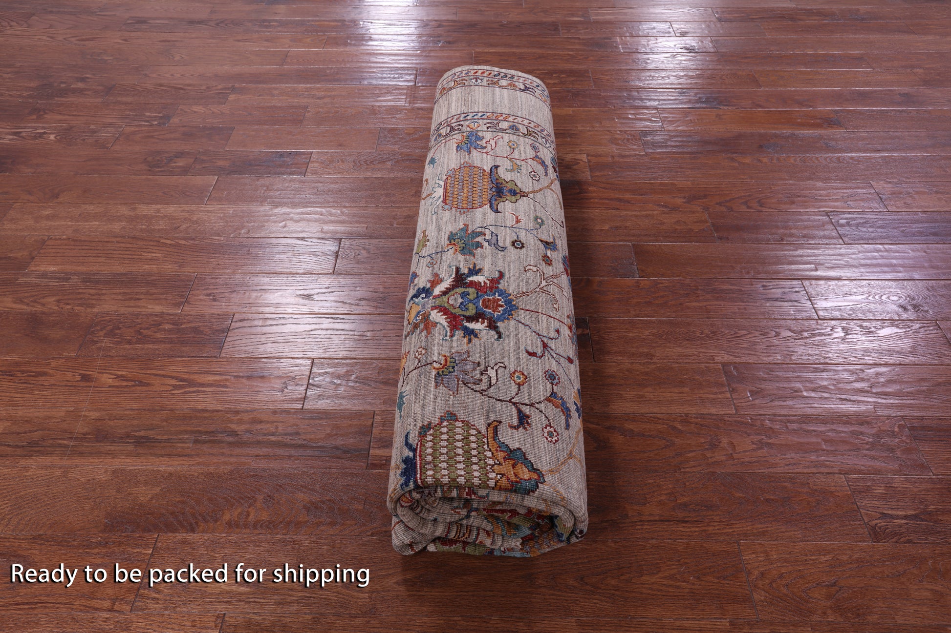 Peshawar Handmade Wool Rug - 8' 0" X 11' 4" - Golden Nile