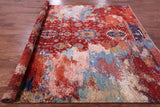 Abstract Contemporary Handmade Wool Rug - 8' 0" X 9' 7" - Golden Nile