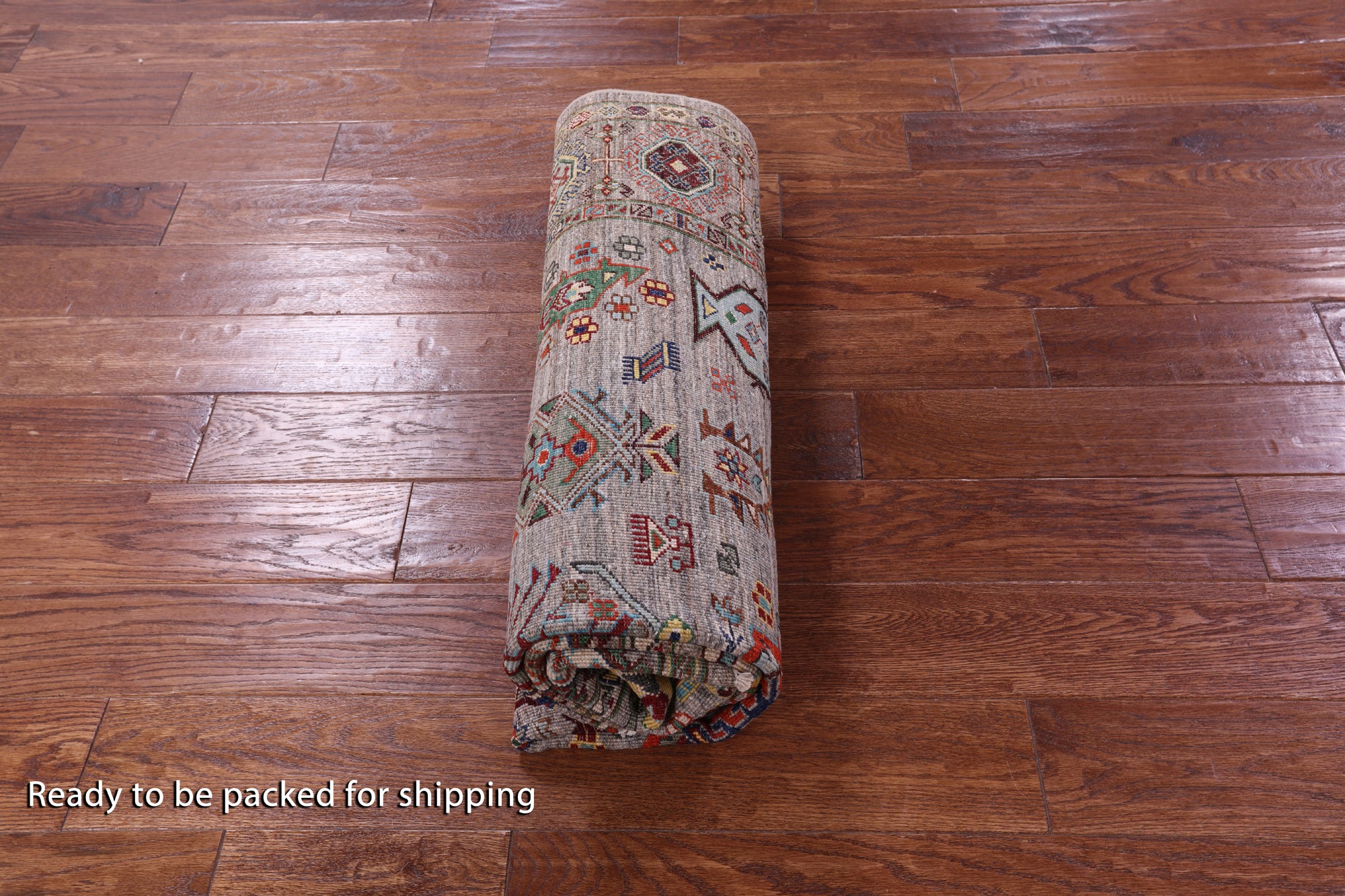 Turkmen Ersari Hand Knotted Wool Rug - 5' 0" X 6' 8" - Golden Nile