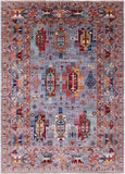 Persian Fine Serapi Hand Knotted Wool Rug - 5' 8" X 7' 10" - Golden Nile