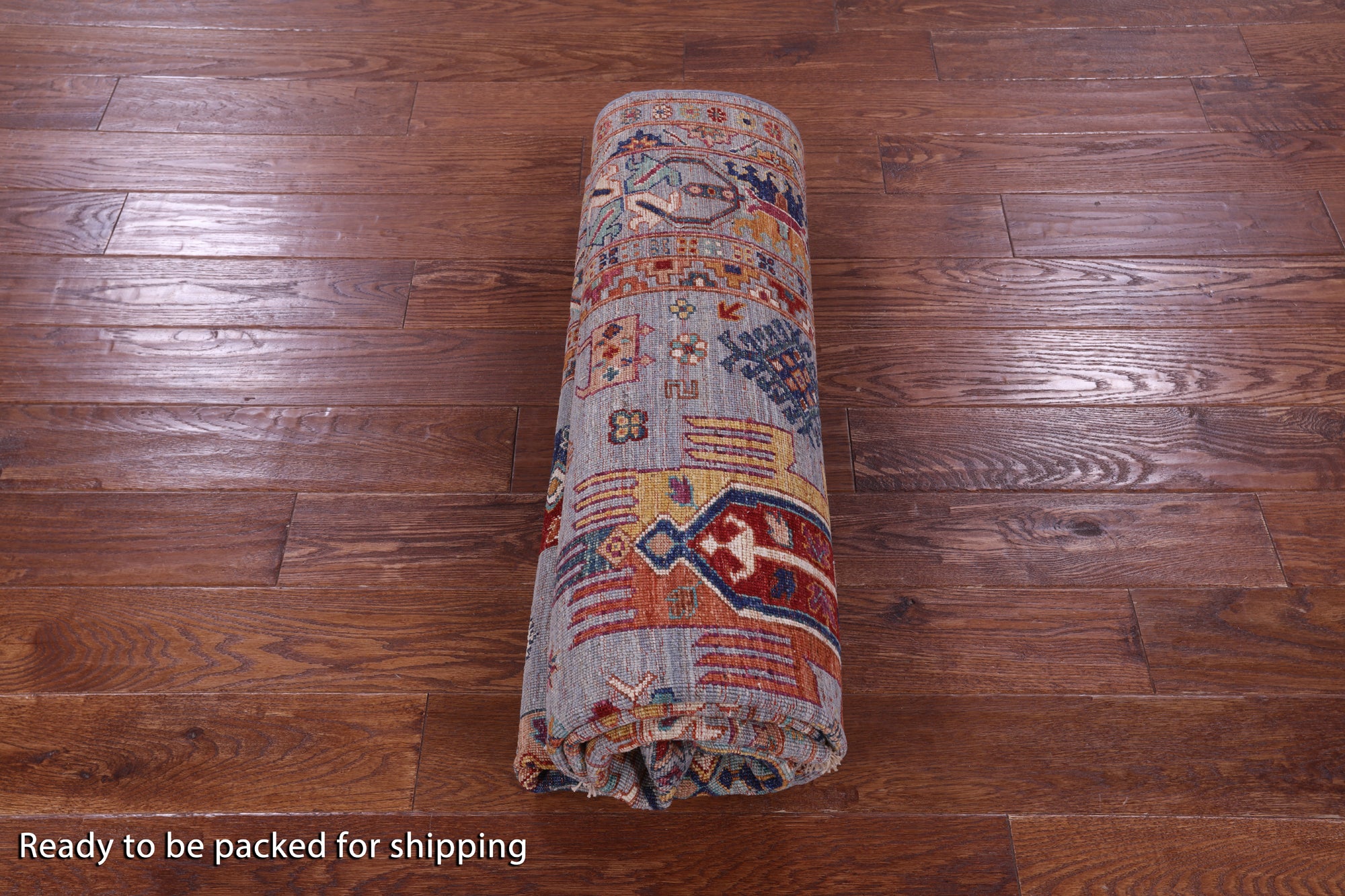 Persian Fine Serapi Hand Knotted Wool Rug - 5' 8" X 7' 10" - Golden Nile