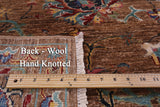 Peshawar Handmade Wool Rug - 5' 10" X 7' 11" - Golden Nile