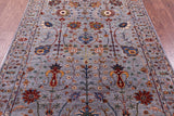 Grey Peshawar Handmade Wool Rug - 5' 0" X 7' 0" - Golden Nile