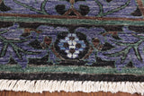 William Morris Handmade Wool Runner Rug - 2' 7" X 9' 6" - Golden Nile