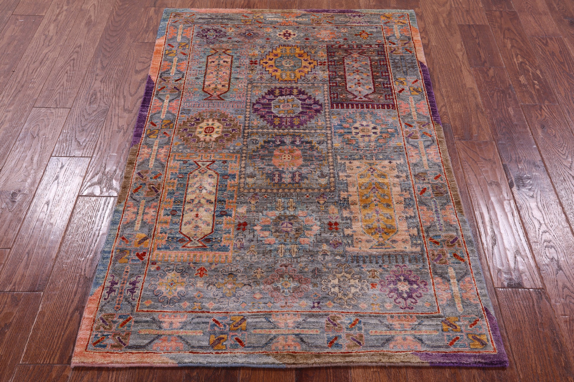 Persian Fine Serapi Hand Knotted Wool Rug - 3' 4" X 5' 0" - Golden Nile