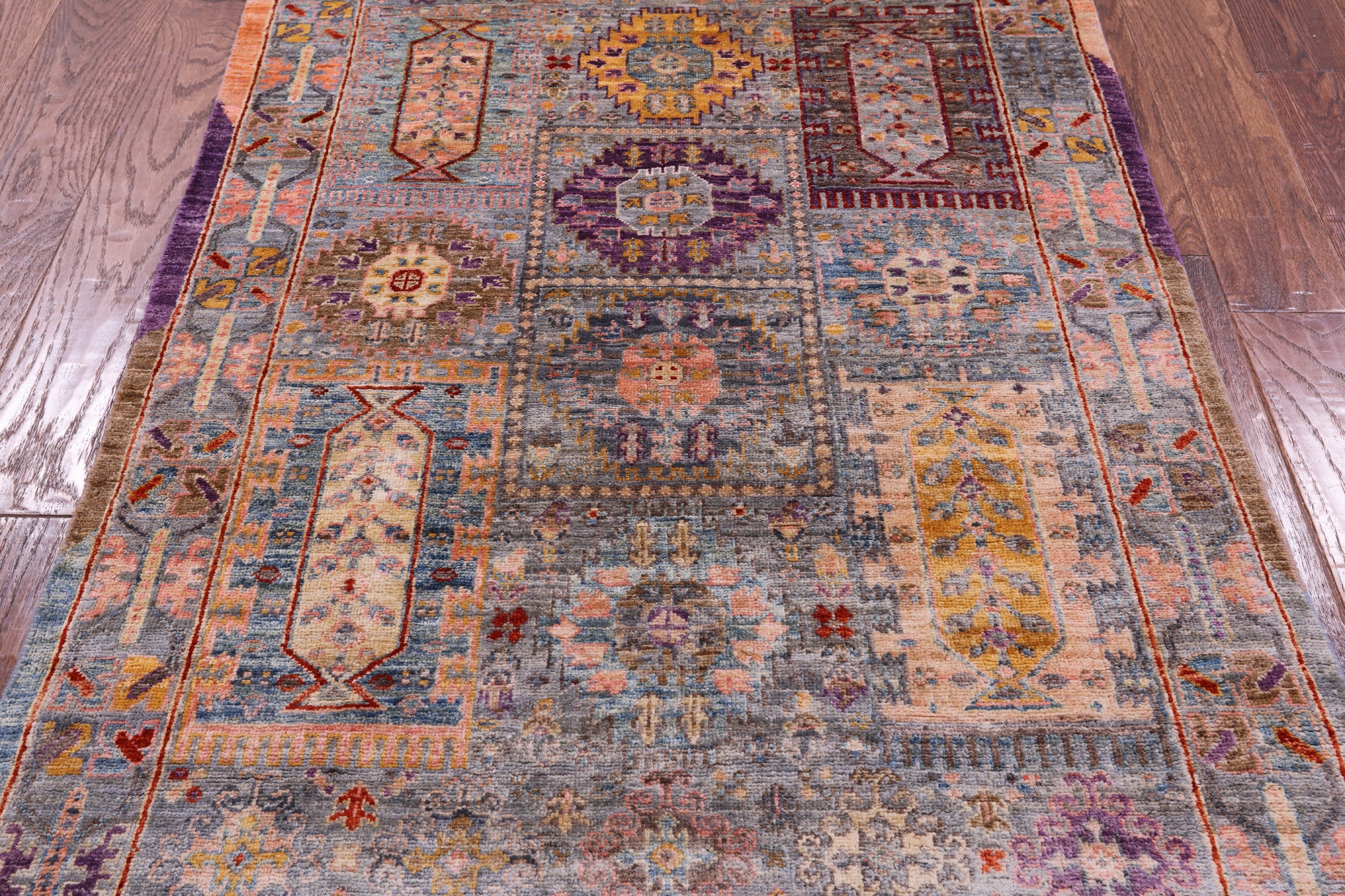 Persian Fine Serapi Hand Knotted Wool Rug - 3' 4" X 5' 0" - Golden Nile