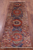 Persian Mamluk Hand Knotted Wool Runner Rug - 2' 0" X 5' 10" - Golden Nile