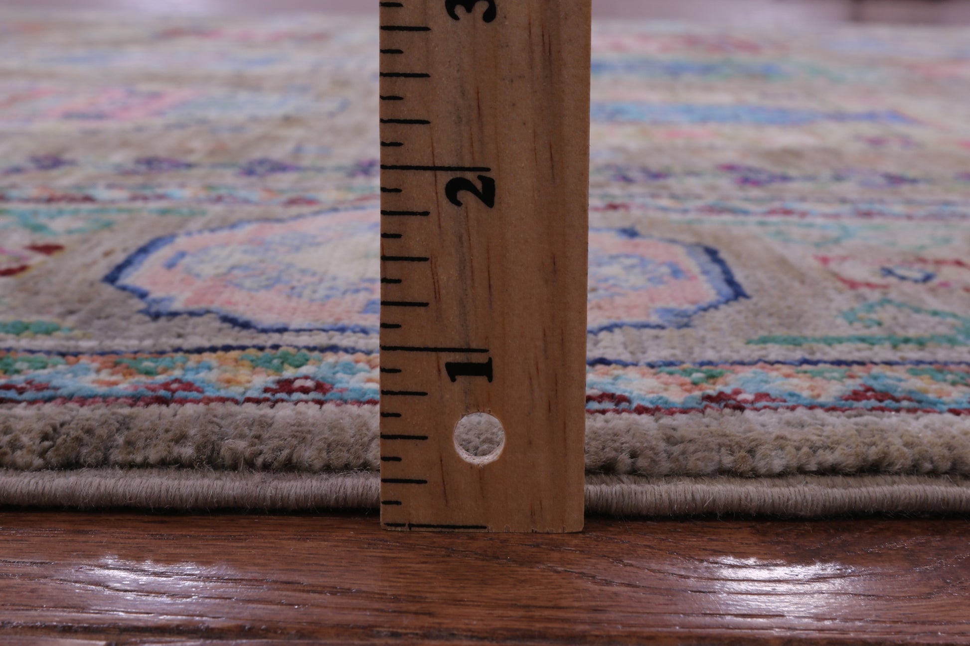 Turkmen Ersari Hand Knotted Wool Rug - 5' 7" X 8' 2" - Golden Nile