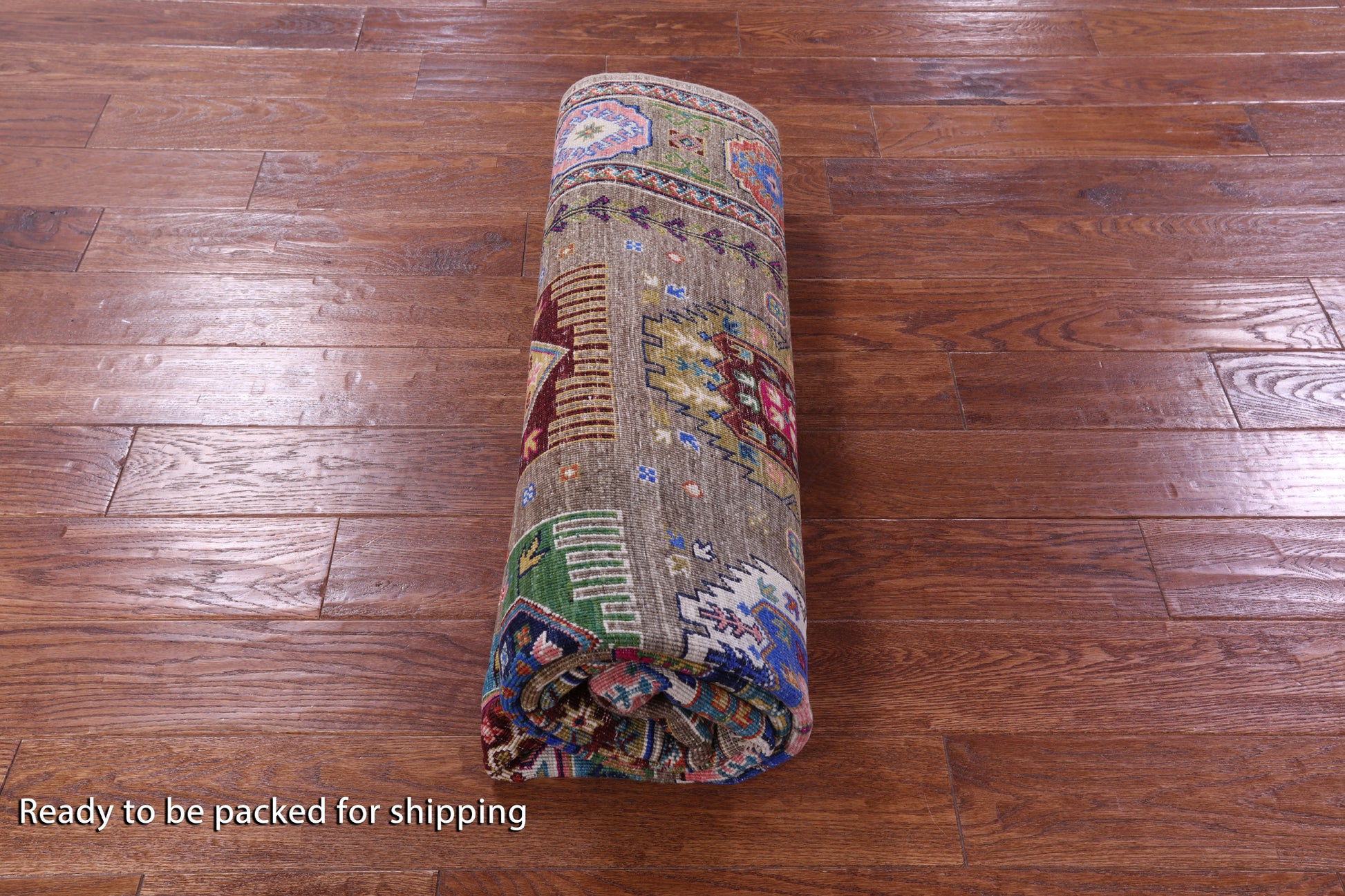 Turkmen Ersari Hand Knotted Wool Rug - 5' 7" X 8' 2" - Golden Nile