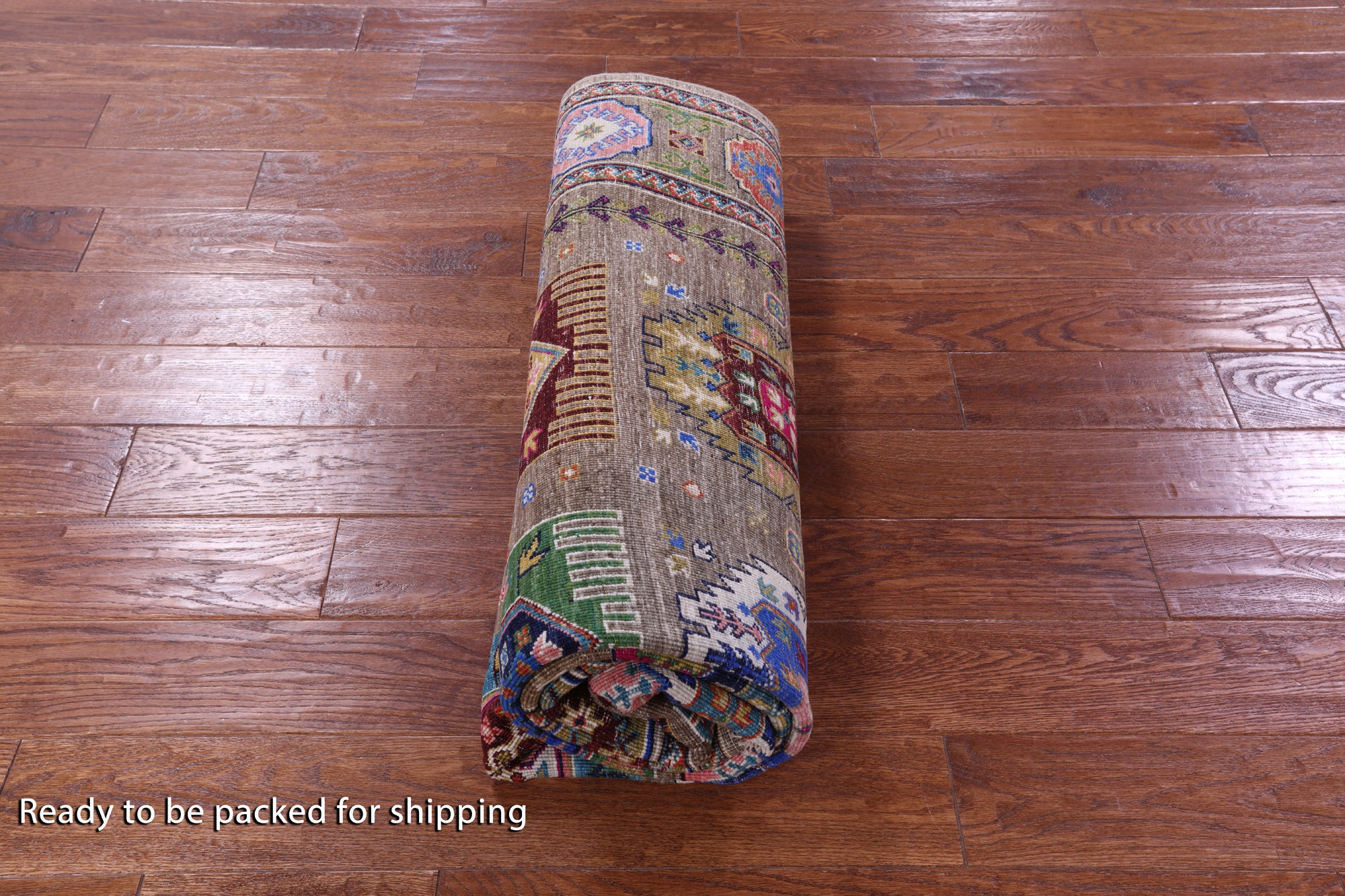 Turkmen Ersari Hand Knotted Wool Rug - 5' 7" X 8' 2" - Golden Nile