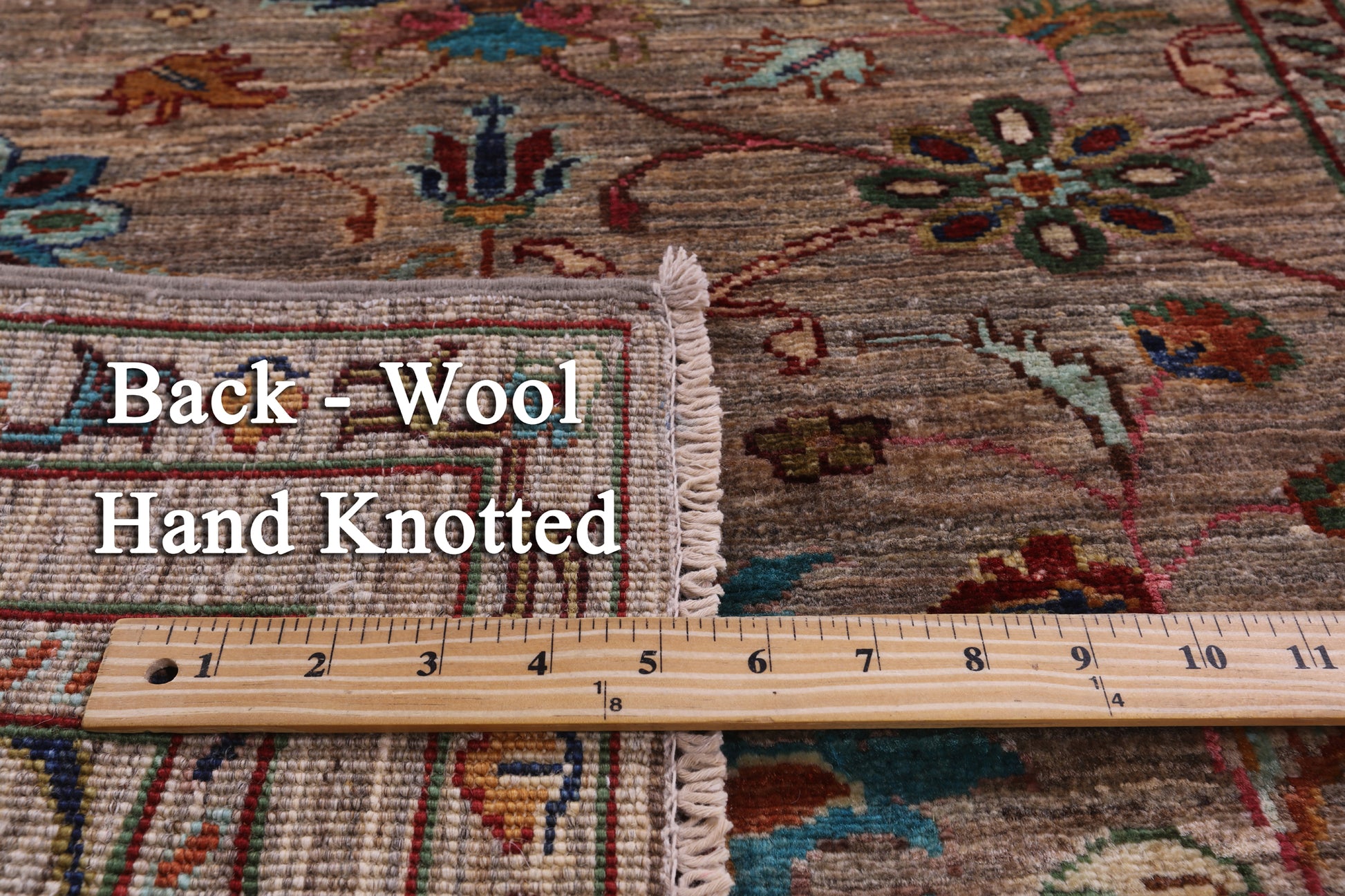 Peshawar Hand Knotted Wool Runner Rug - 2' 9" X 8' 0" - Golden Nile