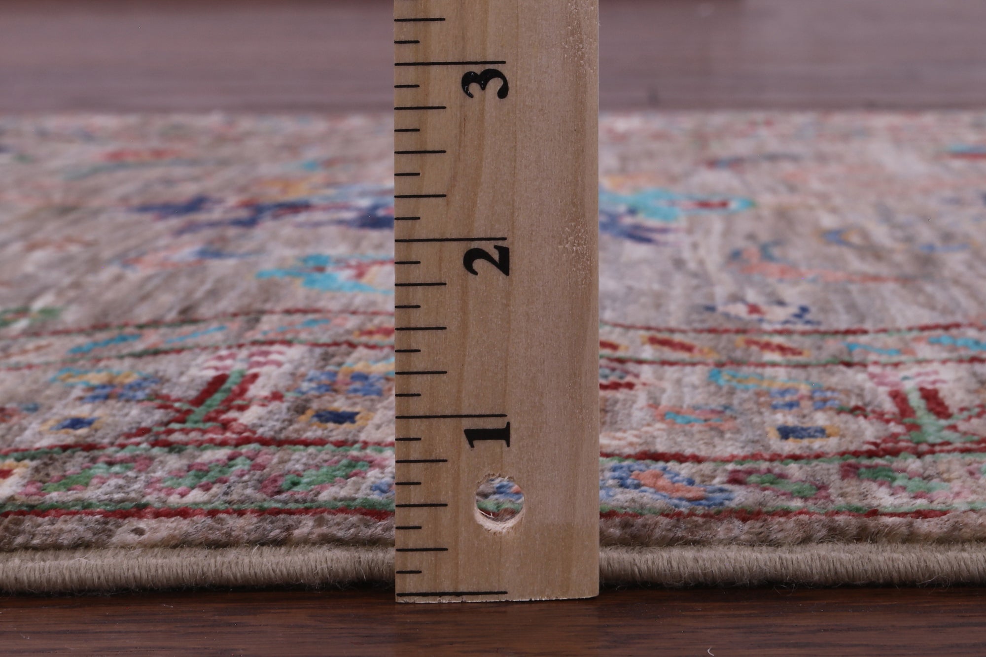 Peshawar Hand Knotted Wool Runner Rug - 2' 7" X 8' 0" - Golden Nile