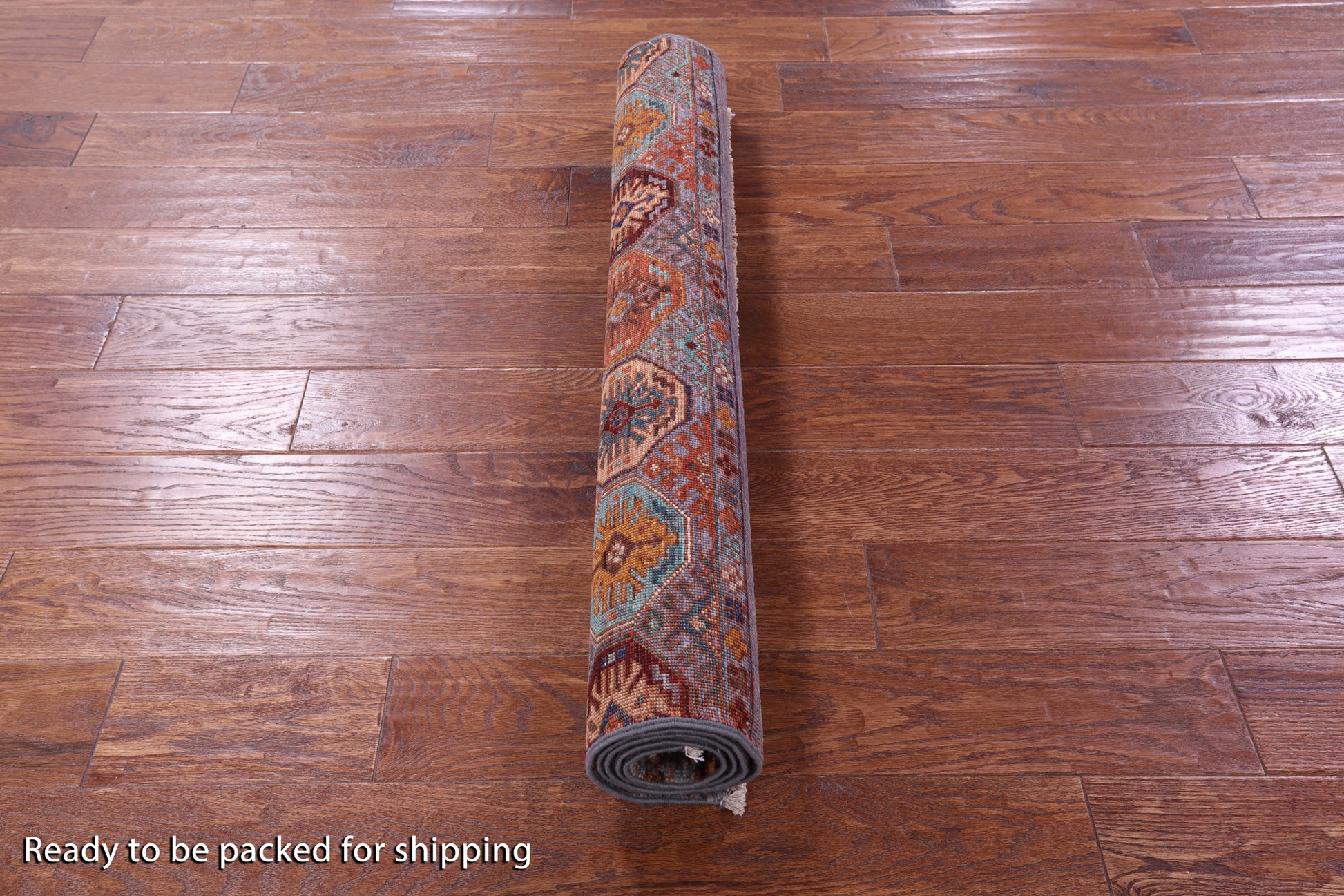 Grey Khorjin Persian Gabbeh Hand Knotted Wool Rug - 3' 4" X 5' 2" - Golden Nile