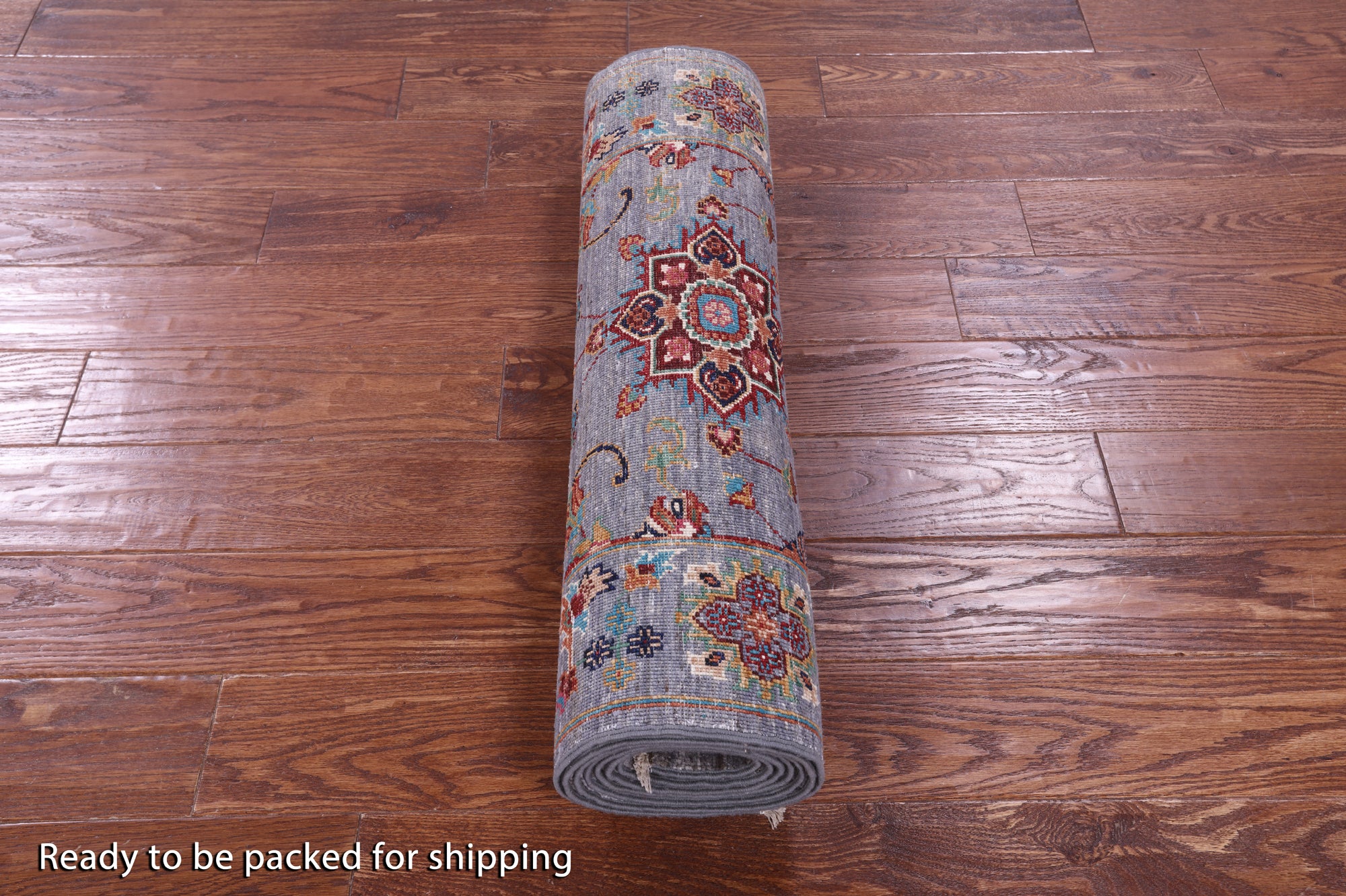 Peshawar Hand Knotted Wool Runner Rug - 2' 8" X 9' 9" - Golden Nile