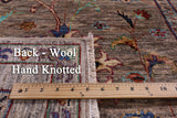 Peshawar Hand Knotted Wool Runner Rug - 2' 8" X 8' 2" - Golden Nile