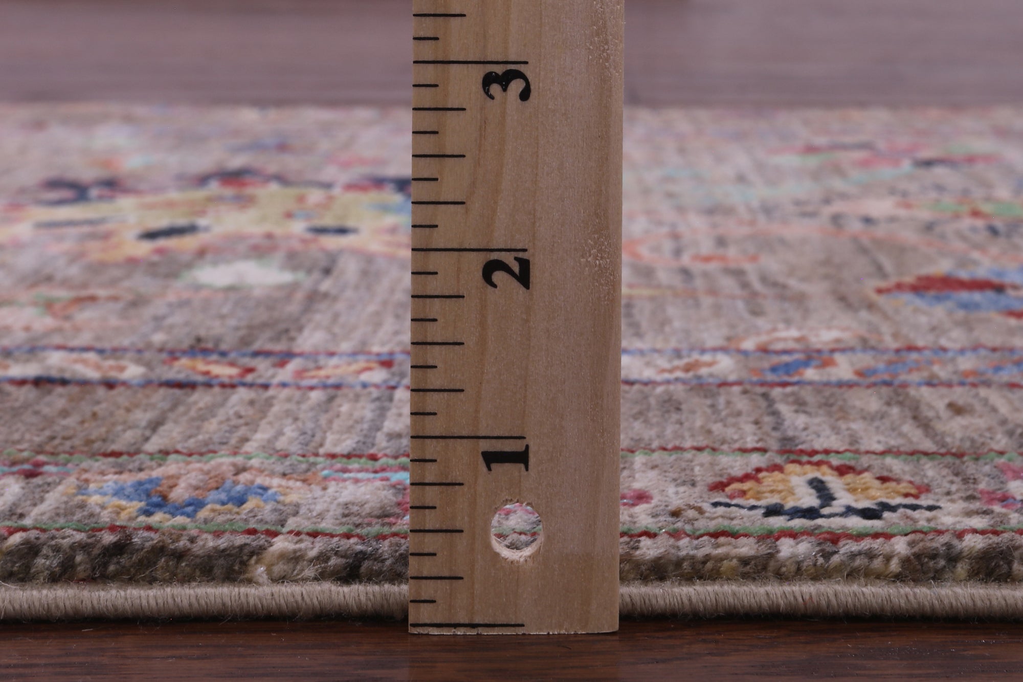 Peshawar Hand Knotted Wool Runner Rug - 2' 8" X 8' 2" - Golden Nile