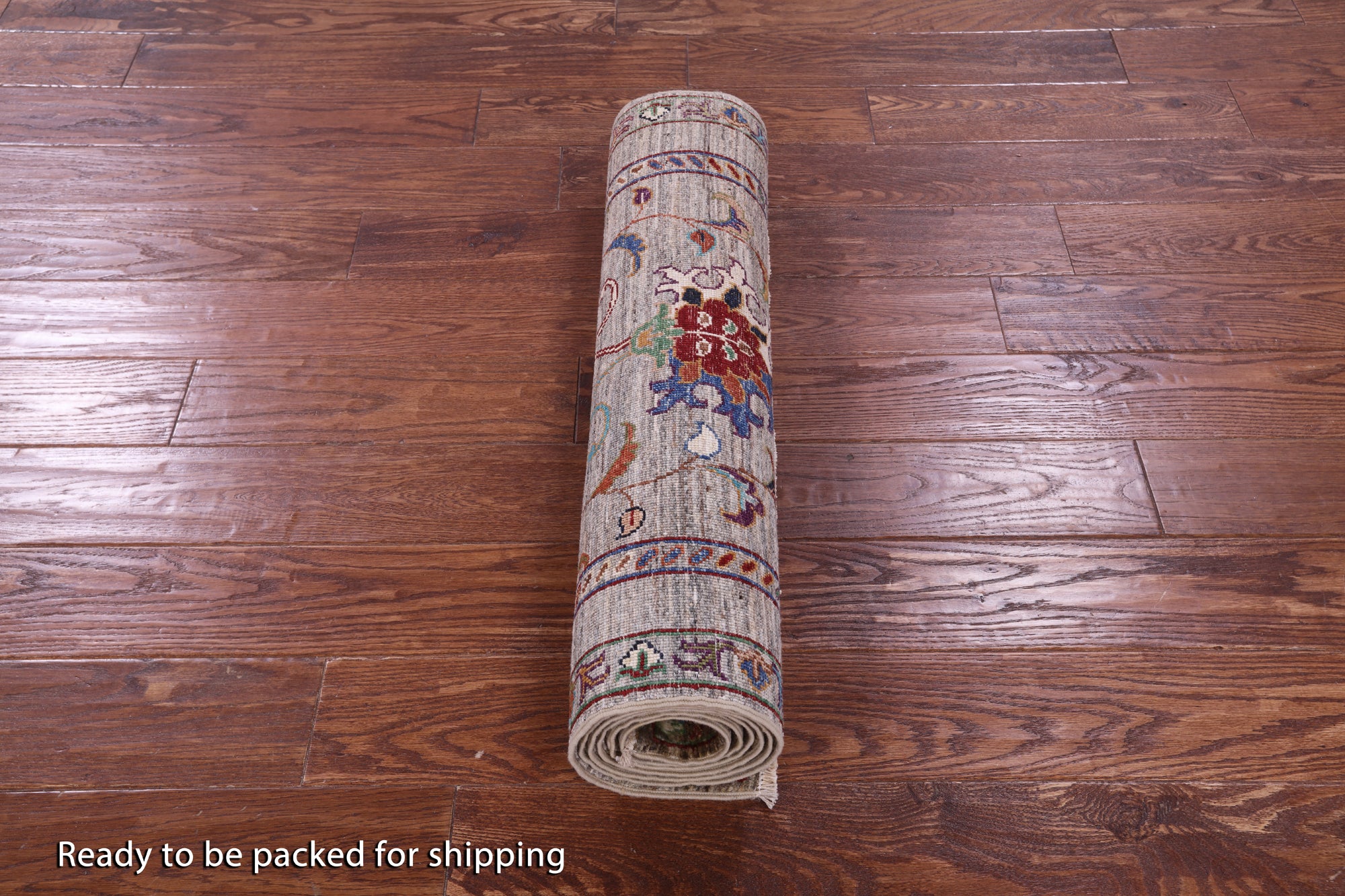 Peshawar Hand Knotted Wool Runner Rug - 2' 8" X 8' 2" - Golden Nile