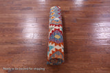 Reversible Kilim Flat Weave Wool On Wool Rug - 6' 11" X 9' 8" - Golden Nile