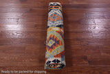 Reversible Kilim Flat Weave Wool On Wool Rug - 6' 7" X 9' 5" - Golden Nile