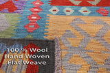Reversible Kilim Flat Weave Wool On Wool Rug - 6' 6" X 9' 7" - Golden Nile