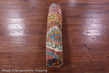 Reversible Kilim Flat Weave Wool On Wool Rug - 6' 8" X 9' 9" - Golden Nile