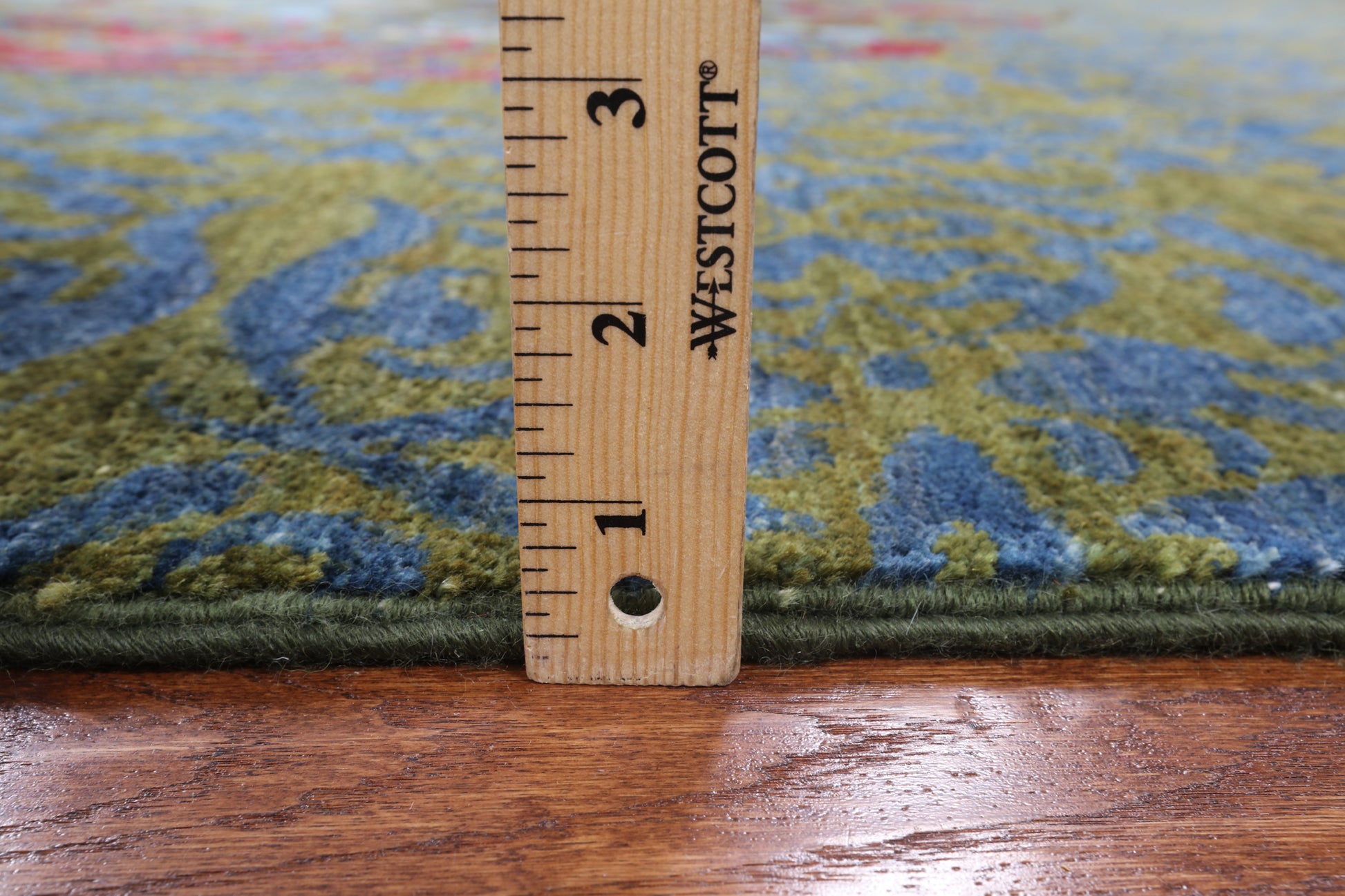 William Morris Handmade Wool Area Rug - 8' 1" X 10' 8" - Golden Nile