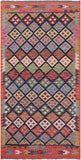 Reversible Kilim Flat Weave Wool On Wool Rug - 3' 5" X 6' 8" - Golden Nile