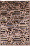 William Morris Rose Garden Hand Knotted Wool Area Rug - 6' 1" X 9' 0" - Golden Nile