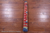 Reversible Kilim Flat Weave Wool On Wool Rug - 3' 6" X 4' 9" - Golden Nile