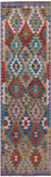 Reversible Kilim Flat Weave Wool On Wool Runner Rug - 2' 9" X 9' 6" - Golden Nile
