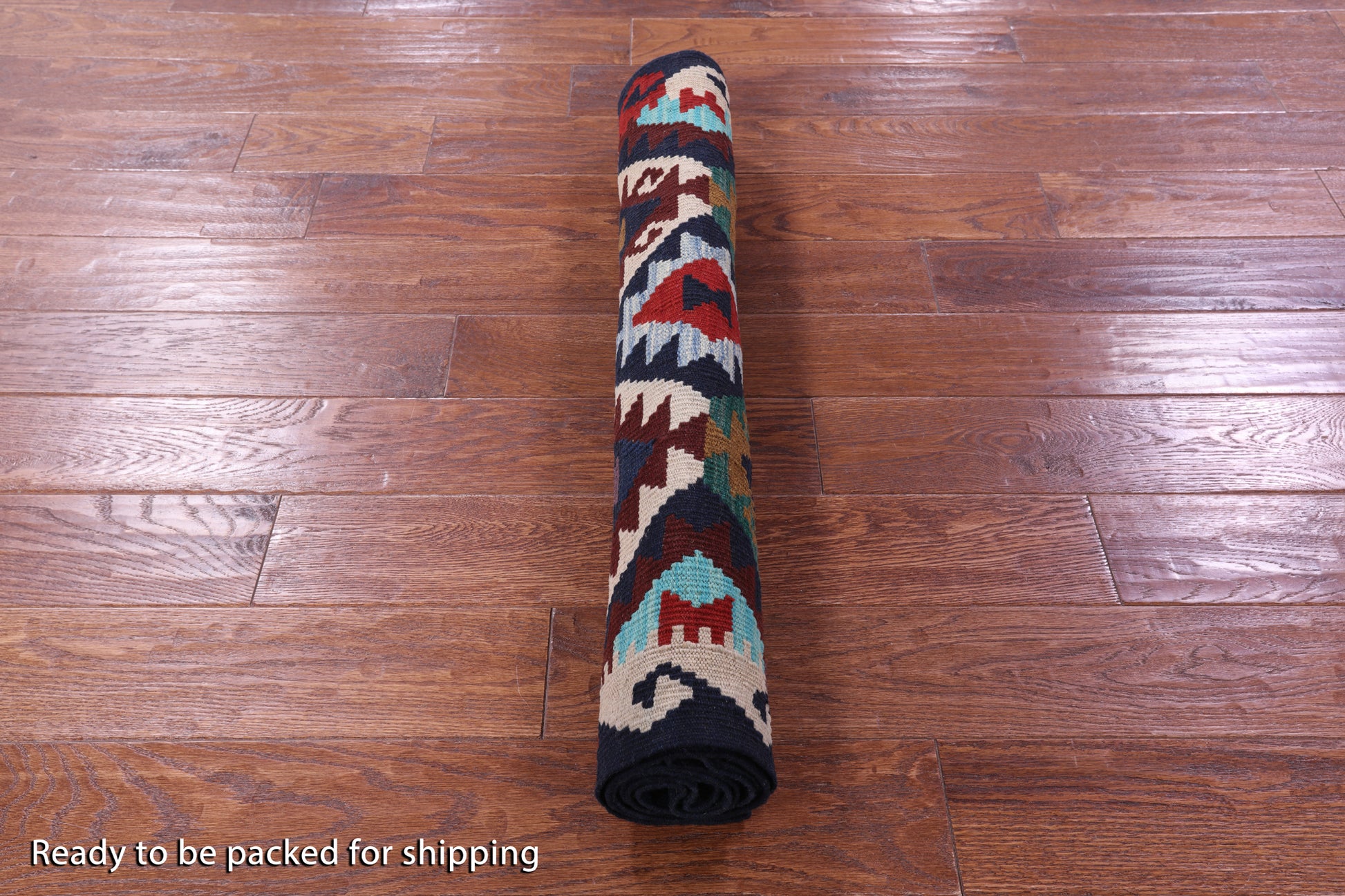 Reversible Kilim Flat Weave Wool On Wool Runner Rug - 2' 11" X 10' 0" - Golden Nile