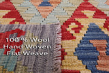 Reversible Kilim Flat Weave Wool On Wool Runner Rug - 2' 8" X 9' 6" - Golden Nile