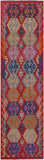 Reversible Kilim Flat Weave Wool On Wool Runner Rug - 2' 8" X 9' 7" - Golden Nile
