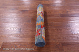 Reversible Kilim Flat Weave Wool On Wool Runner Rug - 2' 8" X 9' 8" - Golden Nile
