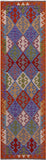 Reversible Kilim Flat Weave Wool On Wool Runner Rug - 2' 8" X 9' 7" - Golden Nile