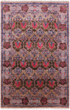 William Morris Handmade Wool Area Rug - 5' 9" X 8' 9" - Golden Nile