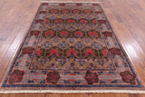 William Morris Handmade Wool Area Rug - 5' 9" X 8' 9" - Golden Nile